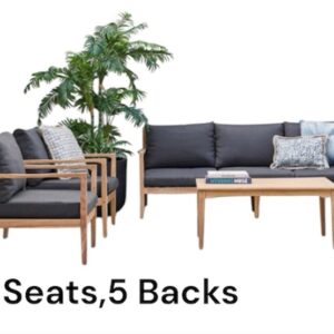 5 Seats , 5 Backs