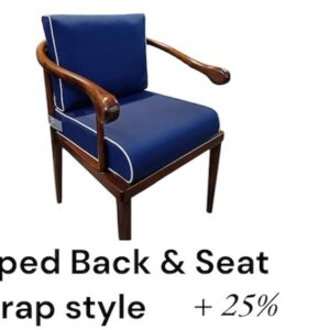 Piped Back and Seat Wrap style +25%