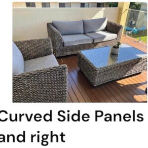 Curved Side Panels Left and Right